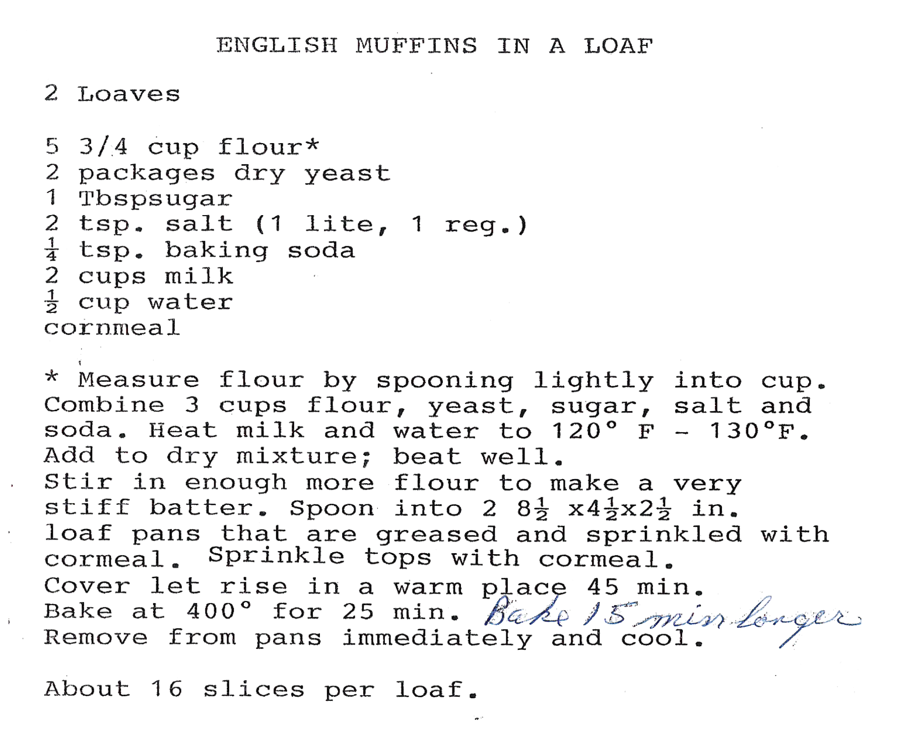 English Muffins Image